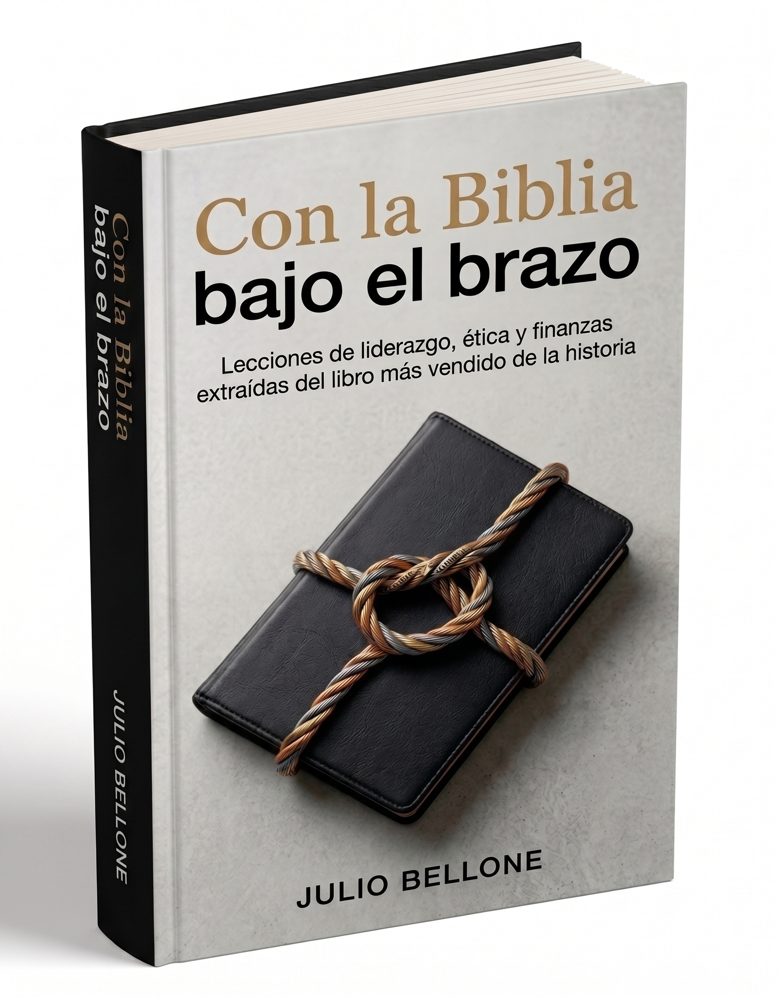 Con la Biblia bajo el brazo